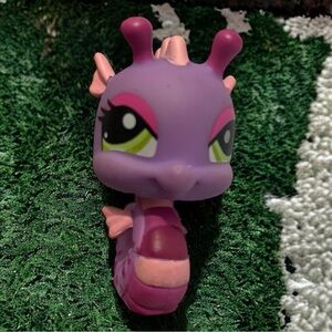 Littlest Pet Shop LPS Purple Seahorse #1314 Collectible
